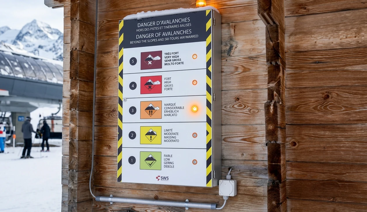 SWS Schild offen geschlossen Sektor